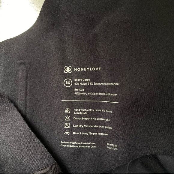 Honeylove Boldness tank 3X black shape wear - Picture 6 of 9